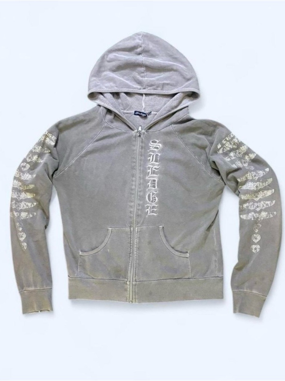 SLEDGE USA Green Zip Up Hoodie